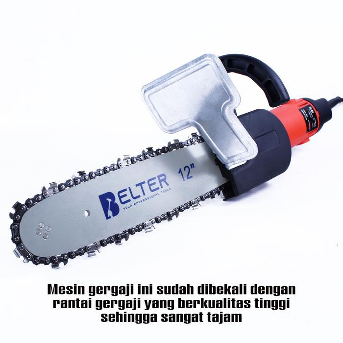 Mesin Chainsaw Mini Elektrik 12 Inch Pisau Gergaji Tangan Elektrik Belter/Yongkang