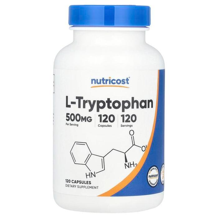 Nutricost L-Tryptophan 500 mg 120 Capsules