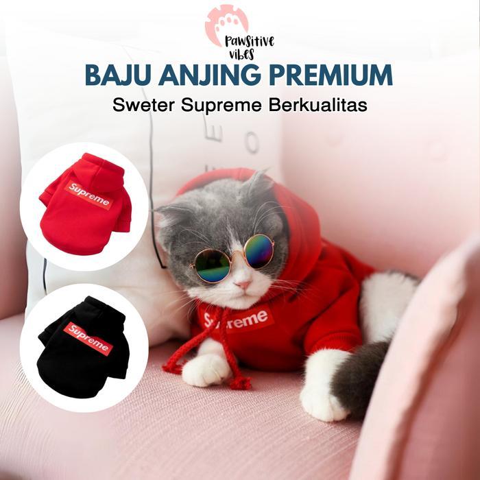Baju Kucing Dan Baju Anjing Supreme Premium Berkualitas Baju Kucing Original