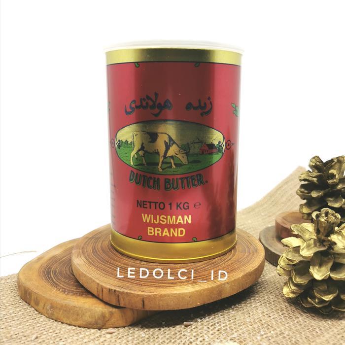p410- Termurah Wijsman Butter Mentega Wijsman Wisman Wysman Kaleng 1Kg 1 Kg