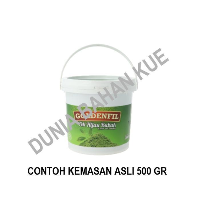 Pure Matcha Powder Goldenfil 500 Gr / Matcha Premium / Bubuk Greentea Pasti Ori