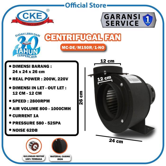 Centrifugal CKE MC-DE/M150R/1-NO 220V Blower Fan Keong Hisap Udara