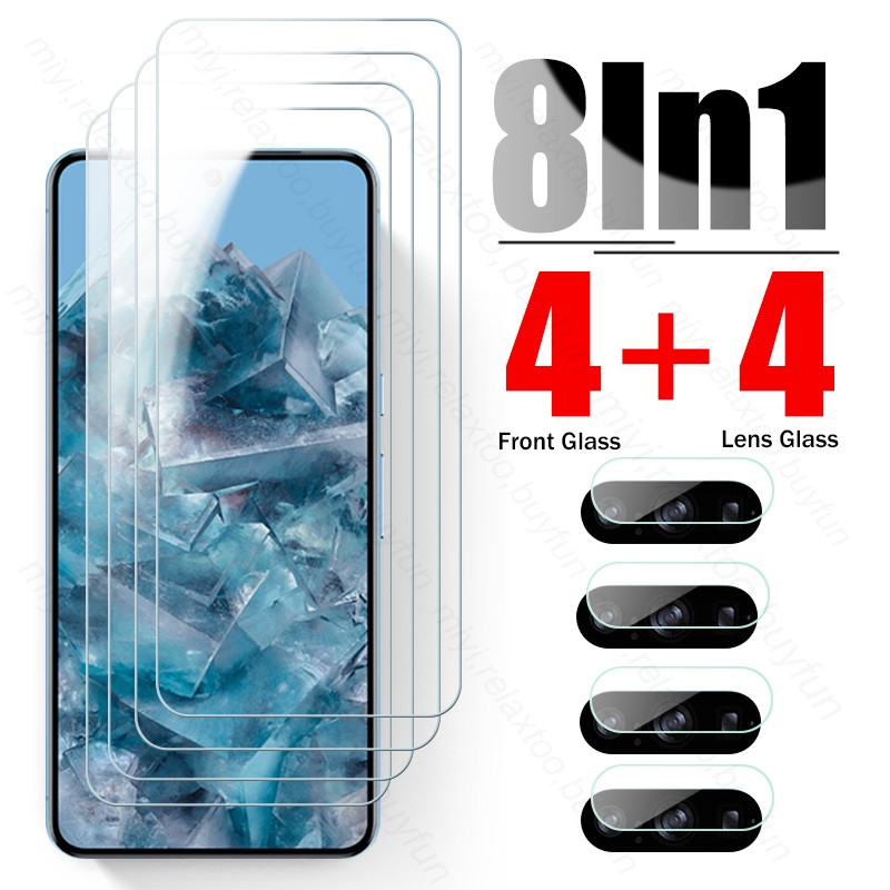 Pixle 8 Pro 5G Case 8 In 1 Ca Lens Protect For Google Pixel8 Pixel 8A 8Pro 5G Screen Protector