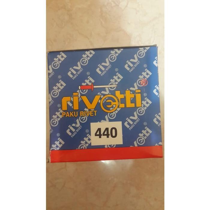 vcju- 1 Kotak Paku Rivet Merk Rivetti 440 Ukuran 3.2Mm X 11Mm Isi 1000 Pcs