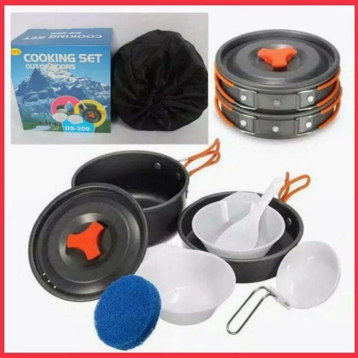 Nesting Cooking Set DS200 WH200 SY200 Panci Alat Masak Camping Outdoor