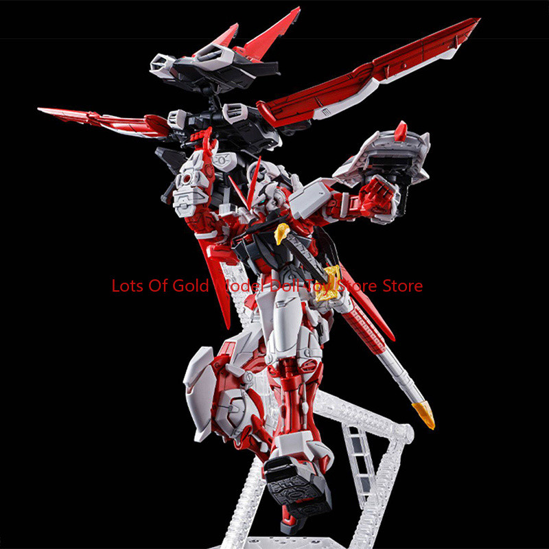 In Stock BANDAI PB LIMITED MG 1/100 MBF-P02 Gundam Astray Red Frame Flight Unit Anime Action Figures
