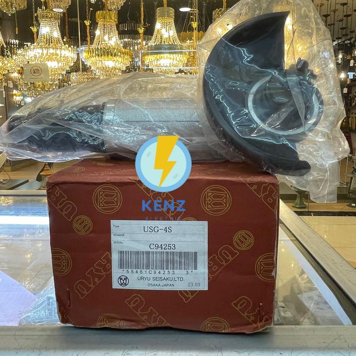 ANGLE GRINDER URYU USG-4S B53957 100MM 4 IN JAPAN