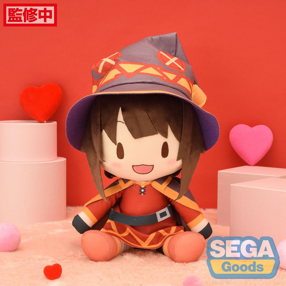 In Stock SEGA Megumin Darkness Plush Doll Aqua Iris Anime Figure Collectible Model Kono subarashi