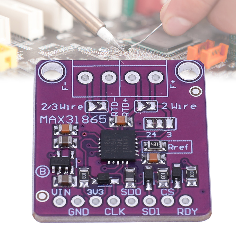 MAX31865 PT100/PT1000 RTD Temperature Thermocouple Sensor Module 3.3/5 V Temperature Sensor Detector