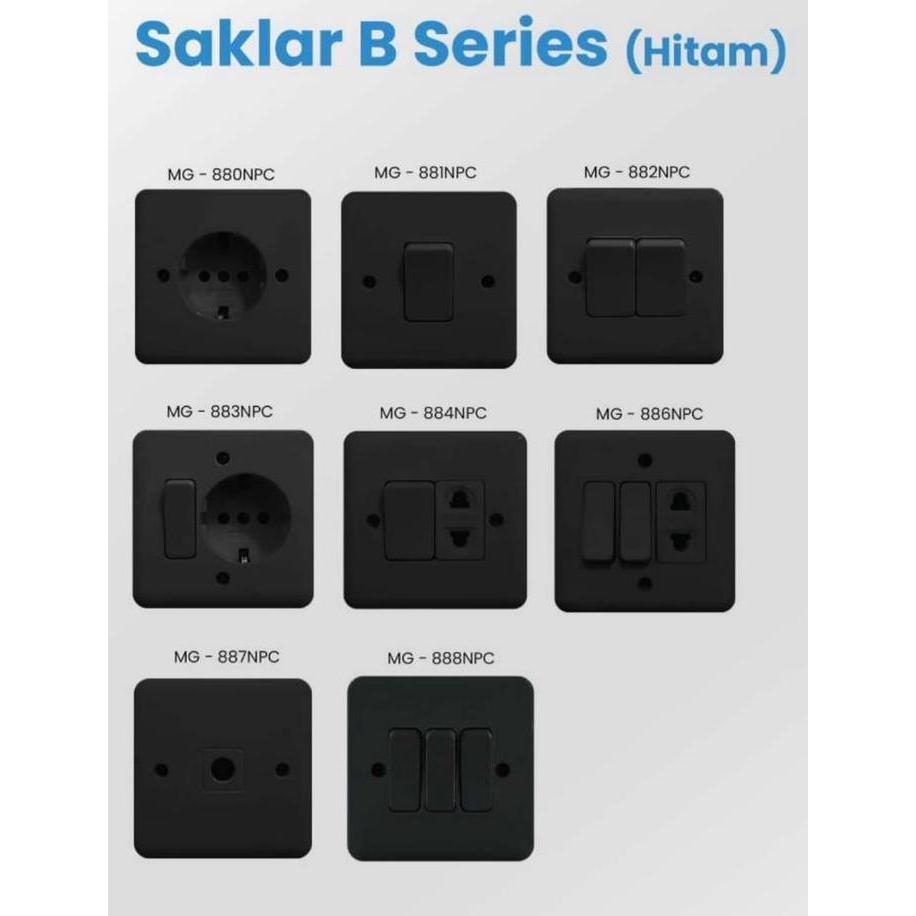 NEW Saklar Triple MORGEN IB - MG-888-NPC