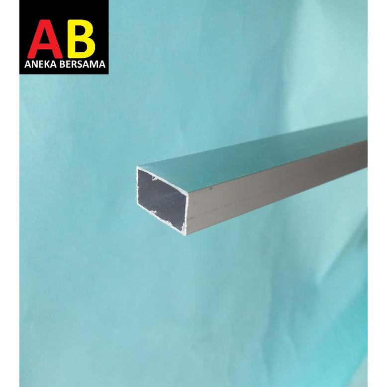Pipa Kotak / Hollow Aluminium 10mm x 20mm