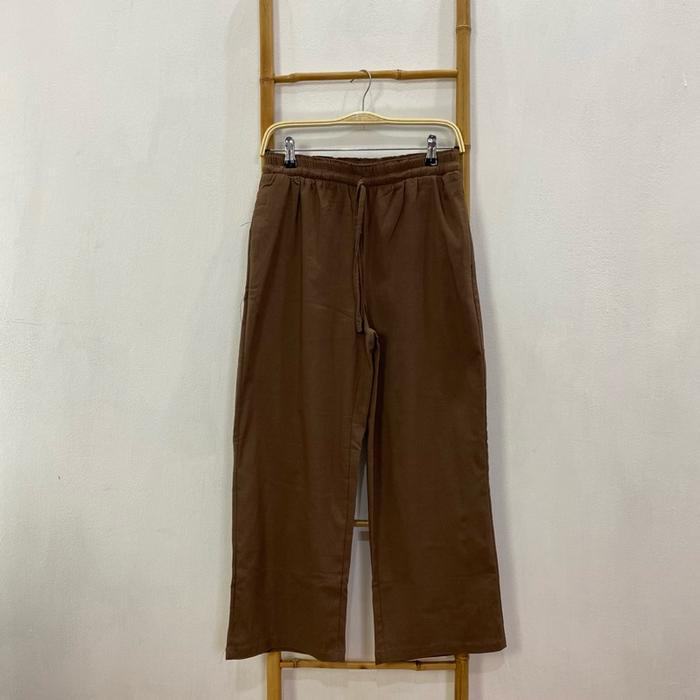 CELANA KULOT KOLOR SIMPLE ME / KULOT JUMBO PANJANG SIMPLE ME Karet Katun
