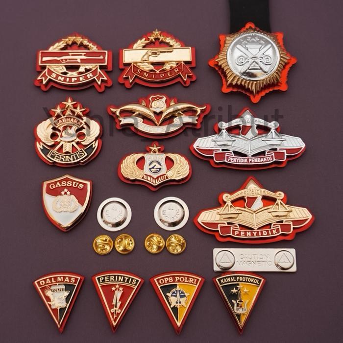 Pin Selam / Sniper Panjang / Penyidik / Sniper Pendek / Sar Rimba Laut / Penyidik Pembantu PPNS /