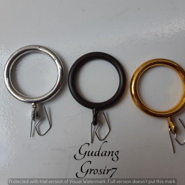 Ring Gorden / Cantolan Kawat Tirai/ Cincin Gorden / Bulatan Gorden / Ring Rel Bulat /Gorden Termurah