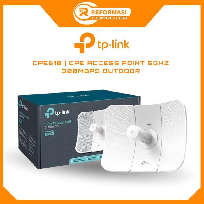 Sale Tp-Link Cpe610 5Ghz 300Mbps 23Dbi Outdoor Cpe - Tp Link Cpe 610