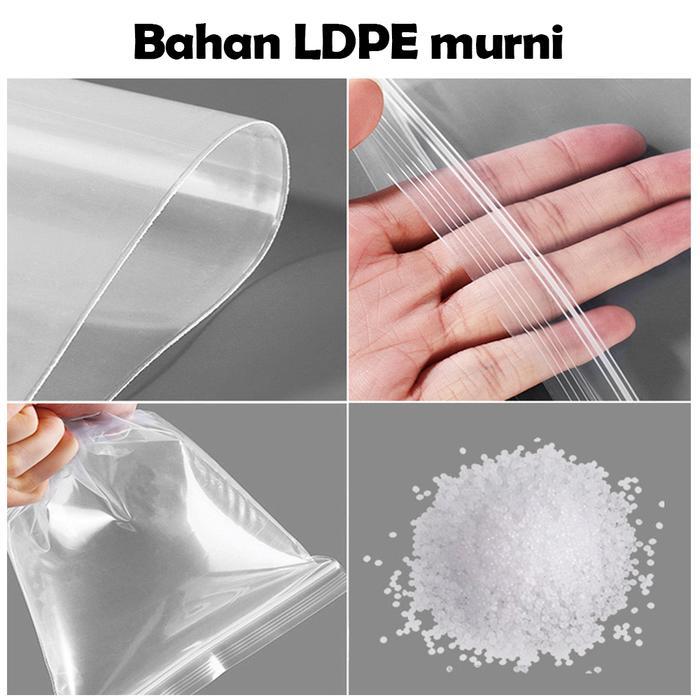 Plastik Ziplock Berbagai Ukuran Plastik Ziplock Isi 100Pcs Plastik Ziplock Serbaguna Bahan Tebal