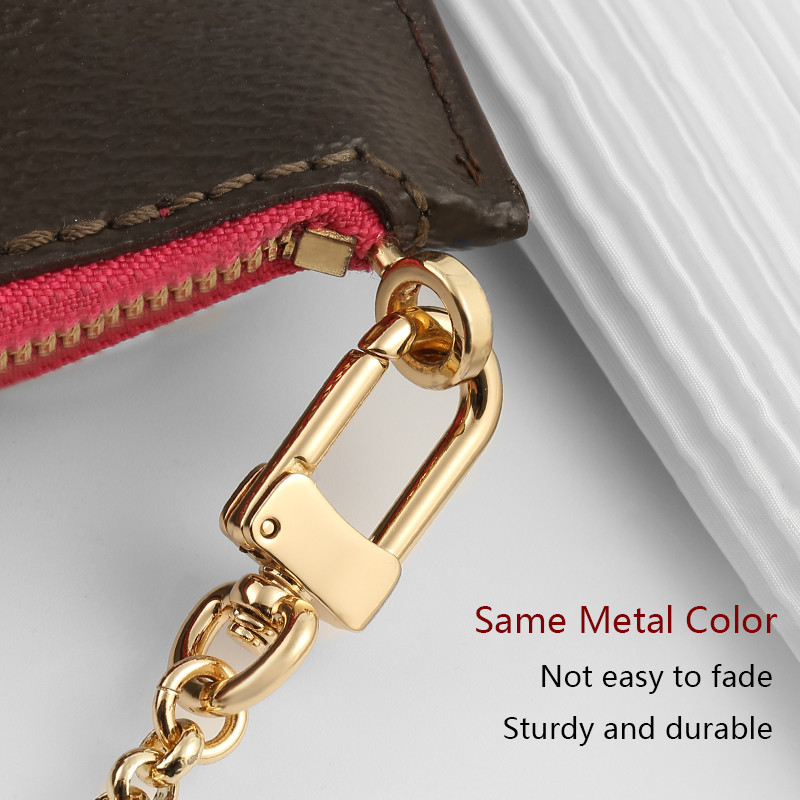 Bag Shoulder Strap For Lv Neverfull Bag Leather Bag Strap Extension Chain Underarm Bag Belt