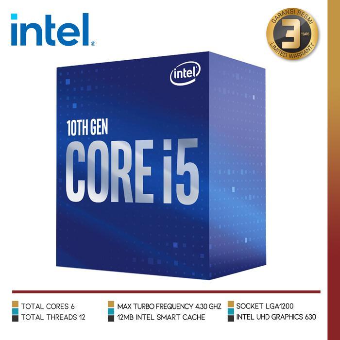 Processor INTEL - CORE I5 10400 Comet Lake-S LGA 1200 6 Core Gen 10