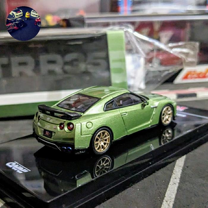 Diecast Inno64 Nissan Skyline Gtr R35 Millenium Jade
