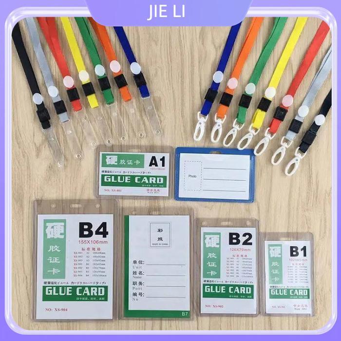 Id Card Plastik +Tali / Id Card Tebal B1 B2 B3 B4 B5 A1 A2 A3 / Papan Name Tag / Id Card / Mika