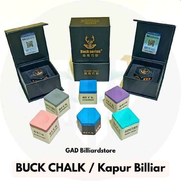 BUCK SERIES CHALK BILLIARD BUCK Kapur Billiar