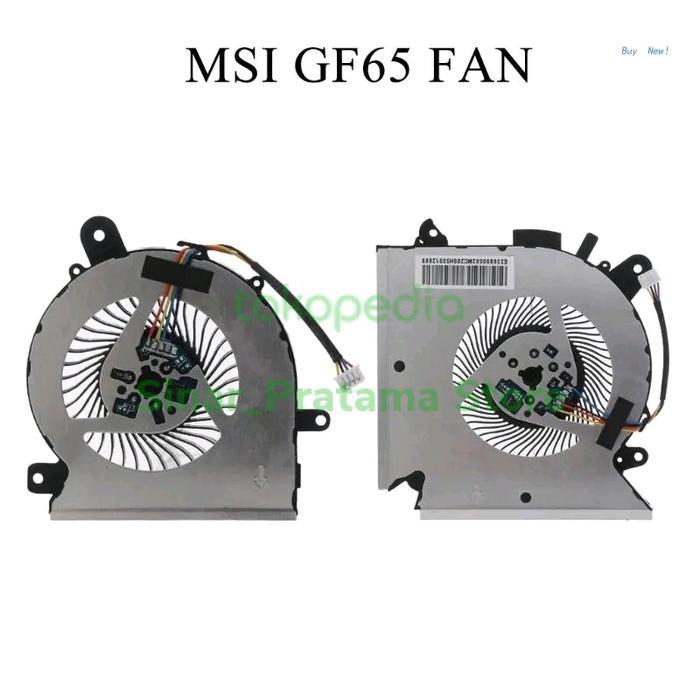 Ada Stok Fan Kipas Laptop MSI GF65 Gf63 16R3 16R5 16W1 WF65 N413 N433