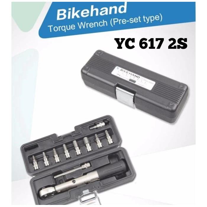 TERLARIS Kunci Torsi sepeda Bike Hand NM Torque Wrench set YC 617-2s