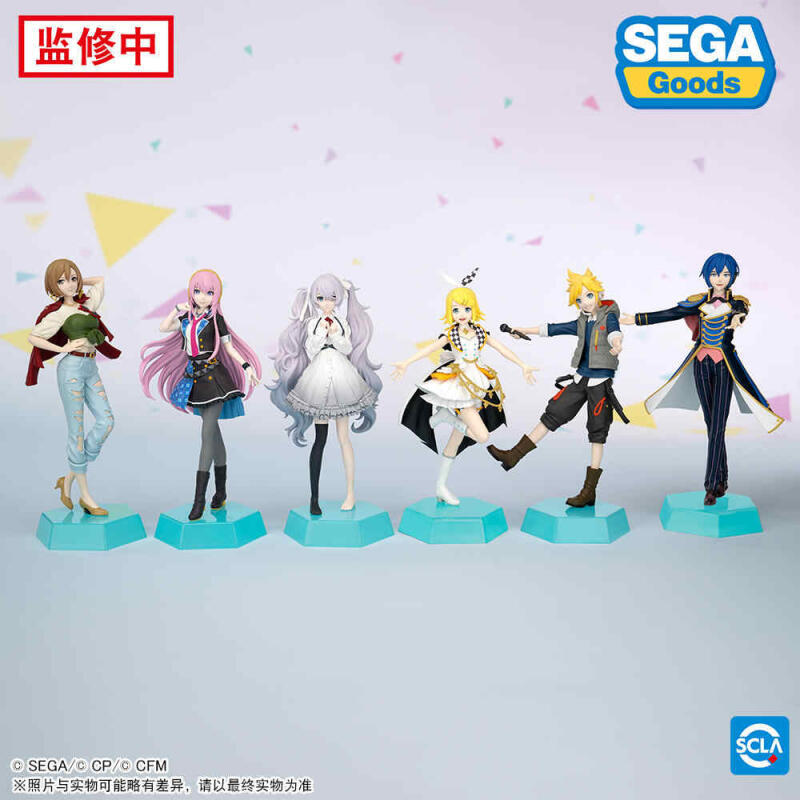 25cm Genuine SEGA DDC Hatsune Miku Project Sekai Kagamine Rin Kagamine Len Action Figure Model Toys
