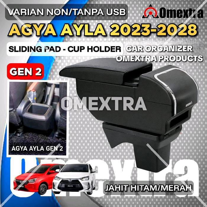 Omextra Otomart - Omextra Armrest Agya Ayla 2023 Console Box Armrest Box Agya Ayla 2023