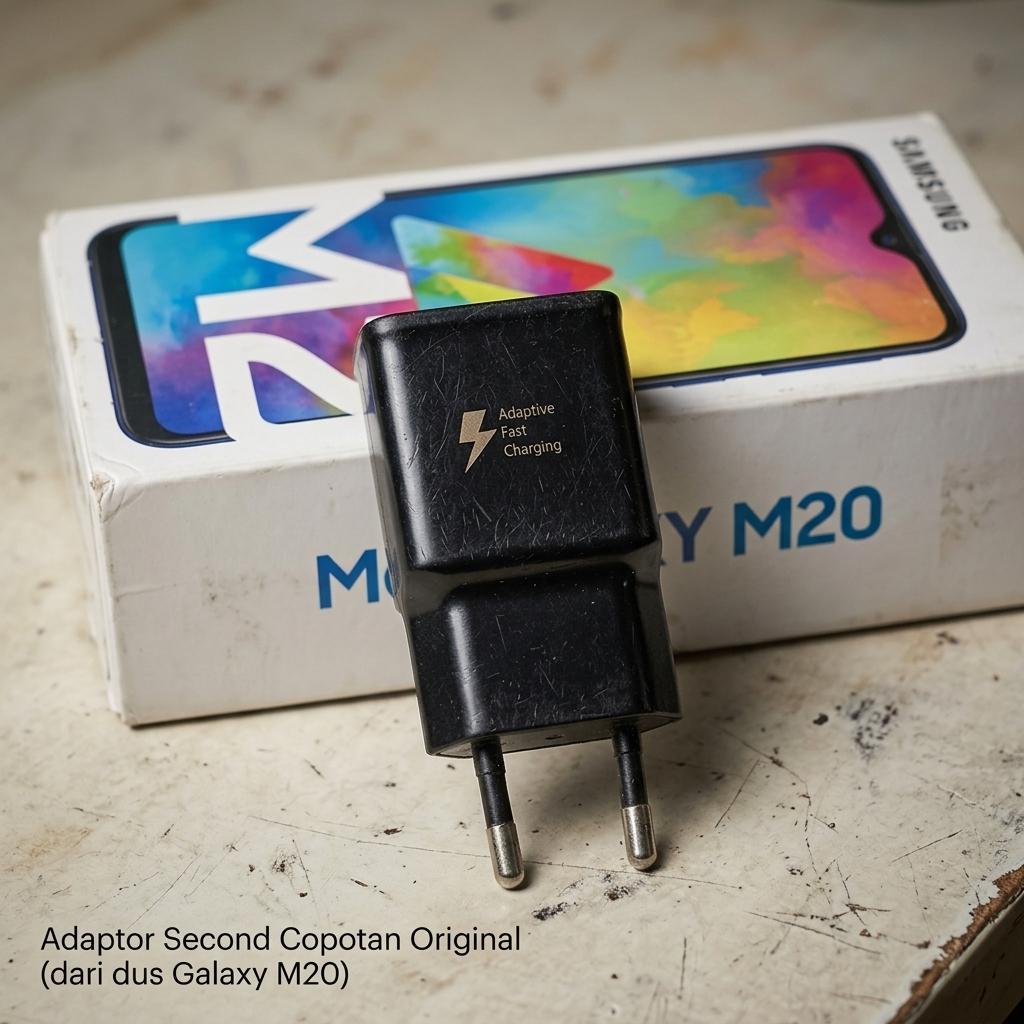 Kepala Charger Samsung EP-TA20EBE Original Second Fast Charging 15W 9V 1.67A Galaxy M20 Charger Sams