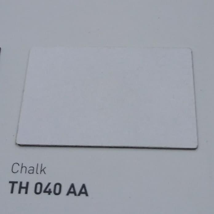 TACO HPL PUTIH POLOS CHALK 040AA