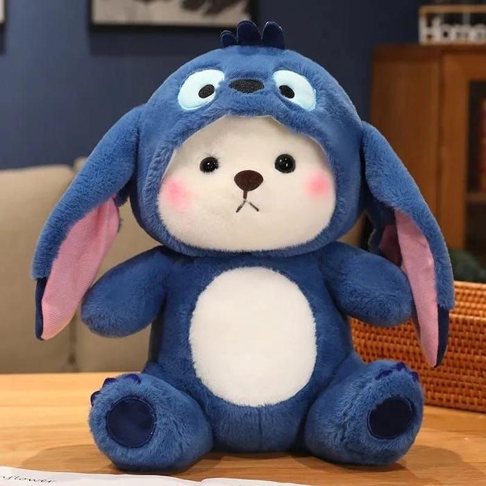 45 cm Lucu Teddy Tales Bear Cosplay Manyo Boneka Teddy Bear Kupluk