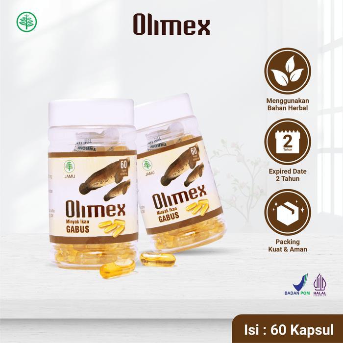 Olimex Minyak Ikan Gabus Obat Untuk Luka Pasca Operasi Caesar - 2 Botol