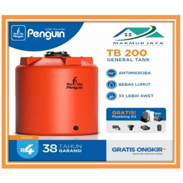 Toren Air Penguin 2000 liter TB 200 / Tangki Air Penguin 2000 lt - Orange, ONLINE