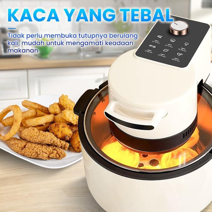 Promo Air Fryer Tanpa Minyak Finito / Air Fryer Tutup Kaca Af-4Lhq 4Liter 700Watt Penggorengan Tanpa