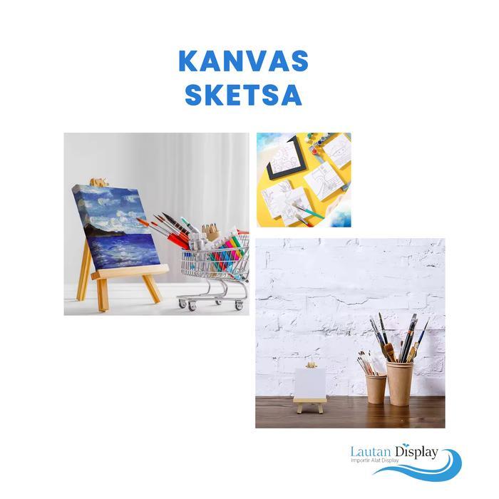 Canvas Lukis Mini, Kanvas Putih, Kanvas Lukis Putih, Kanvas Mini Murah