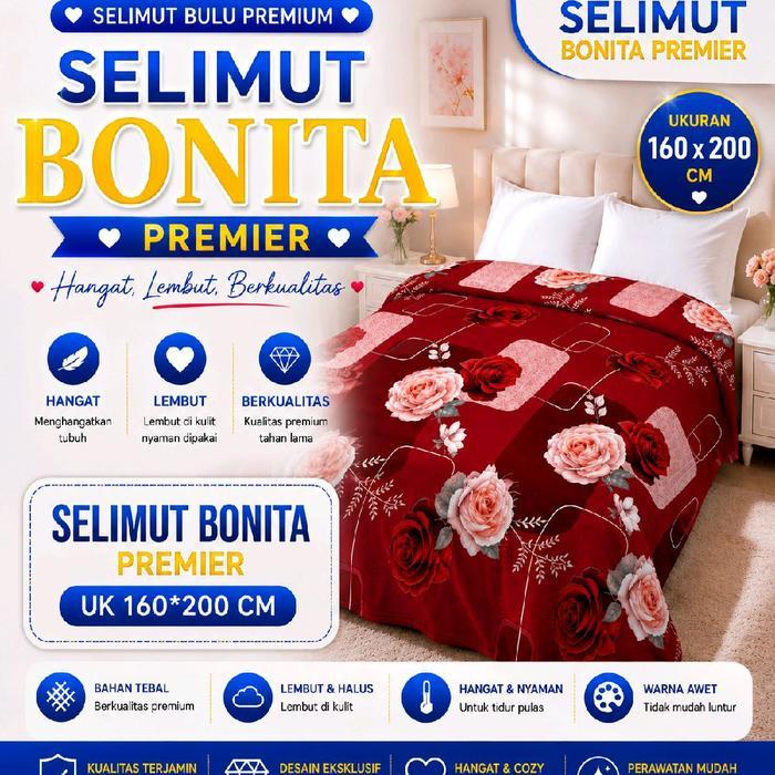 Diskon Selimut Bonita Premier Uk 160200 Cm Original