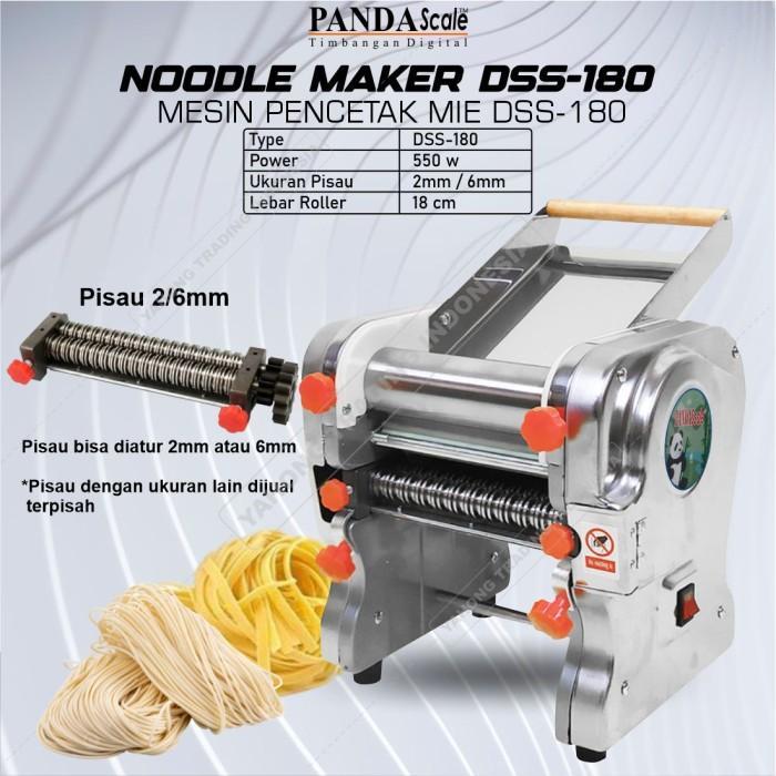 Mesin Giling Mie Listrik Mesin Pembuat Mie Listik DSS-200 2mm-6mm - DSS-180