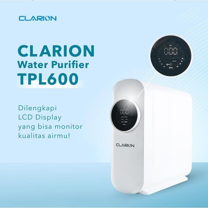 Promo Water Purifier Clarion Cartridge Tpl 600- Filter Air Rumah/Cafe/Komersial Air Minum Siap