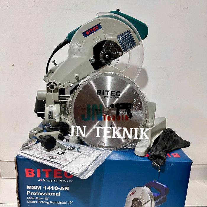 MESIN POTONG ALUMUNIUM 10 INCH BITEC MSM 1410 MITER SAW BITEC 10"