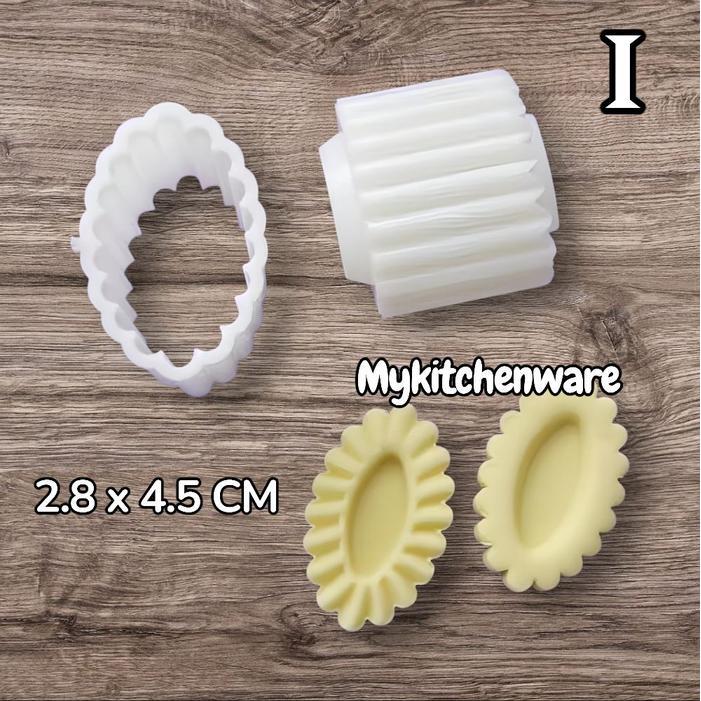 PROMO [I] Cookies cutter cetakan kue kering nastar butter cookies plastik food grade premium READY