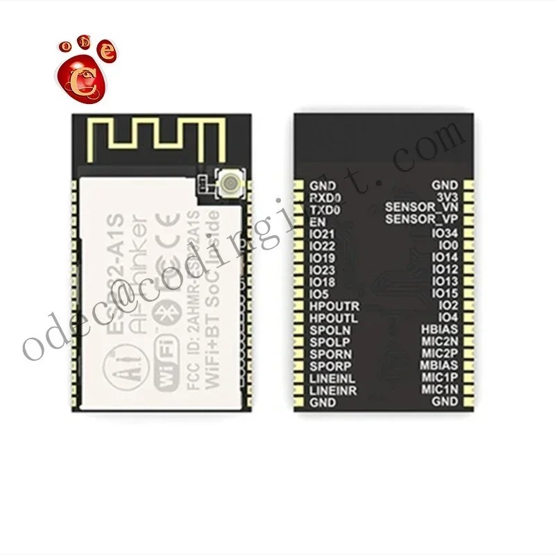 ESP32A1S WiFi Module ESP32 Serial Port To WiFi Audio Module Dual Antenna Antenna ESP32A1S ESP32