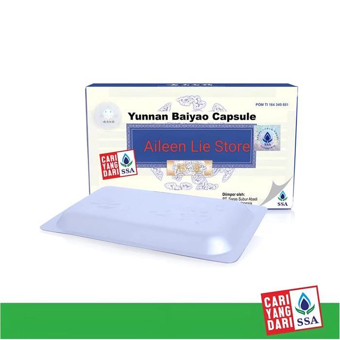 Yunan Baiyao Capsule Bpom Ssa 16 Kapsul
