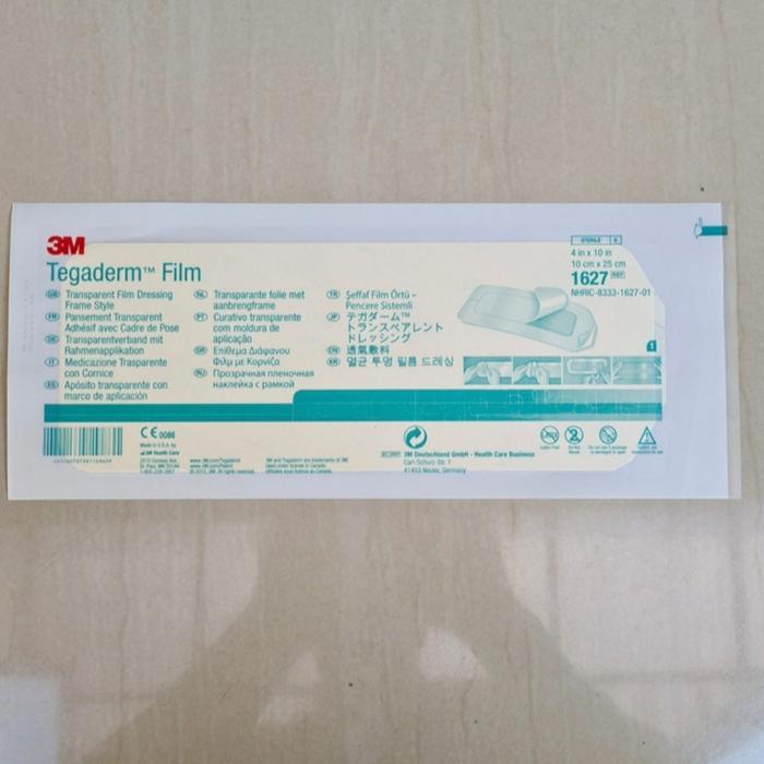 Tegaderm 1627 / Tegaderm 3M / Tegaderm Film 10X25Cm/ Plester Tahan Air