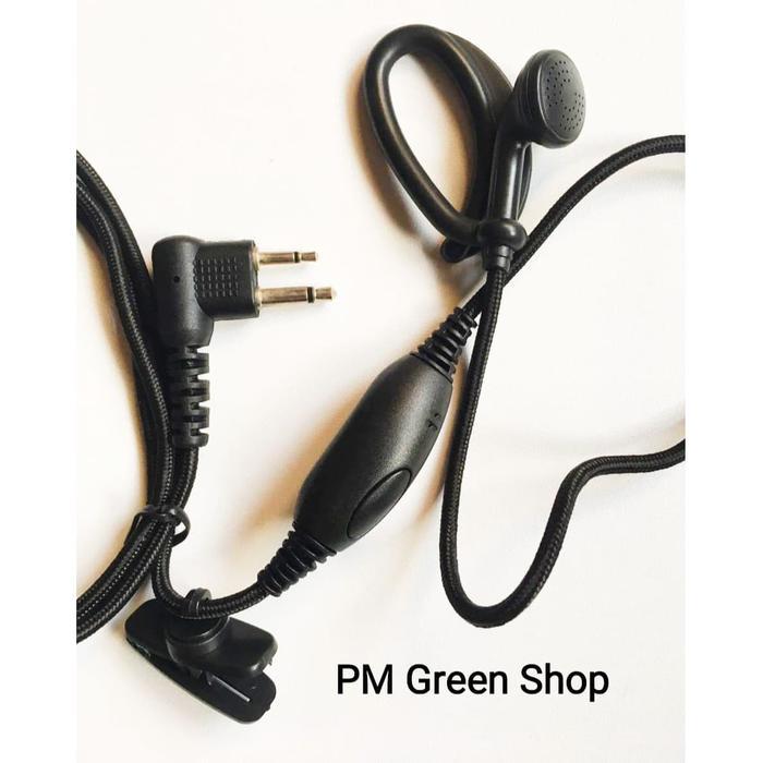 Jhonnstars- Earmic Headset Ht Motorola Gp2000 Cp1300 Cp1660 Tali Sepatu [Kode 1Kode 2Kode 3Kode