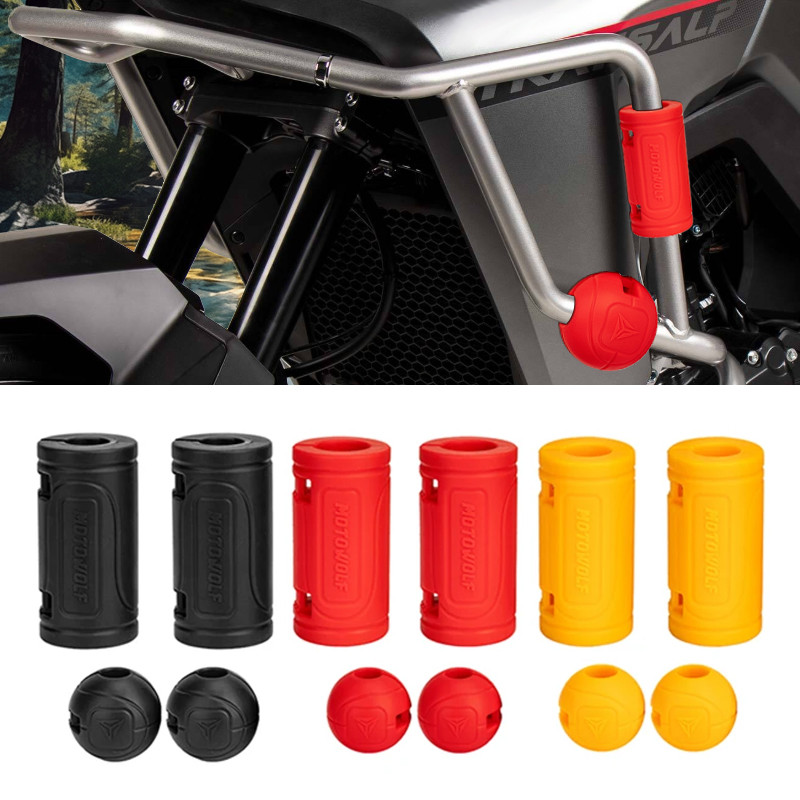 MOTORCYCLE ENGINE GUARD CRASH BAR BUMPER PROTECTOR DECORATIVE BLOCK FOR HONDA XL750 XL 750 TRANSALP