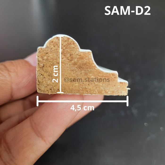 " SAM-D2 LIST KAYU WALL MOULDING MOLDING WAINSCOTING LIST DINDING PROFIL