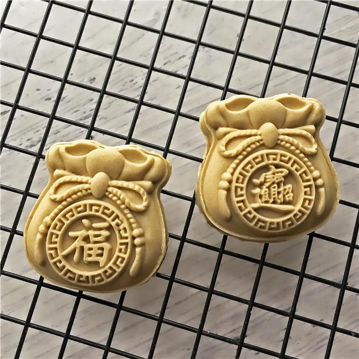 Cetakan Kue Bulan Mooncake Press 50 Gram, Xi Bao Co