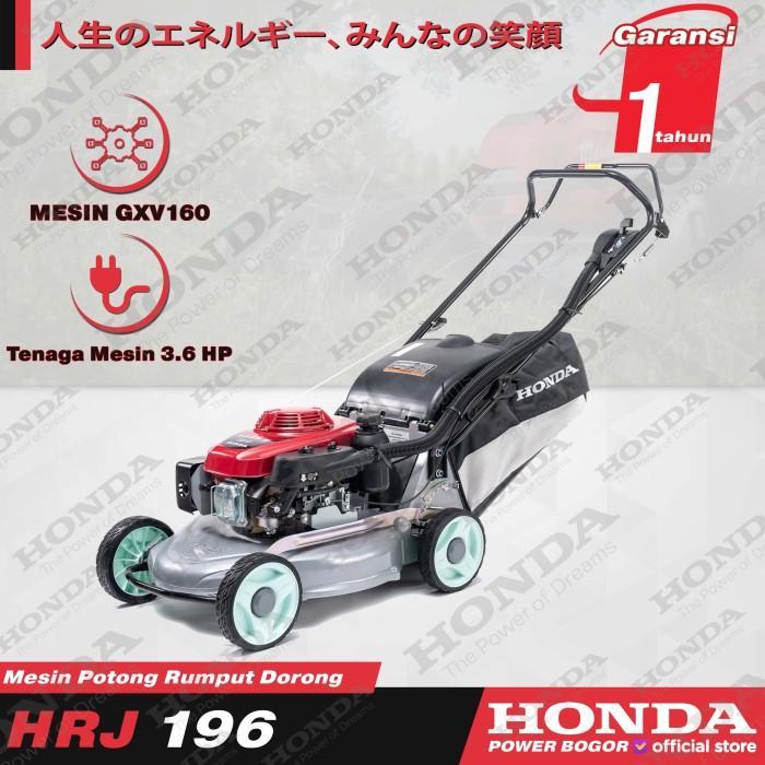 Honda Mesin Potong Rumput Dorong Bensin HRJ 196 Lawn Mower HRJ196 19"