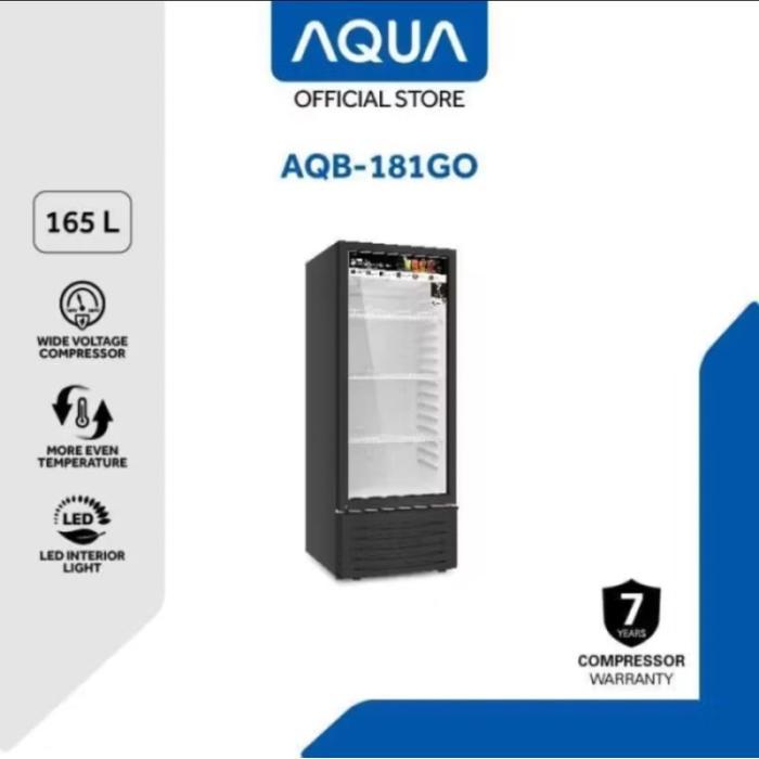 Showcase Aqua Kapasitas 165 L, 220 L, dan 258 L AQB-181GO/ AQB-231GO/ AQB-261GO GO Series - AQB-181G